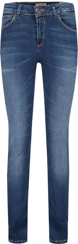 GARCIA Celia Dames Skinny Fit Jeans Blauw - Maat W25 X L32