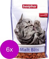 Beaphar Malt- Bits Naturel - Kattensnack - 6 x 150 g