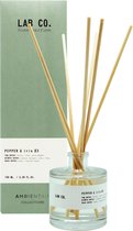 La Crosse nieuwe serie LABCO Home- Perfume Geurstokjes - Pepper & Iris- pittig  zacht - 100 ml Diffuser  NIEUW
