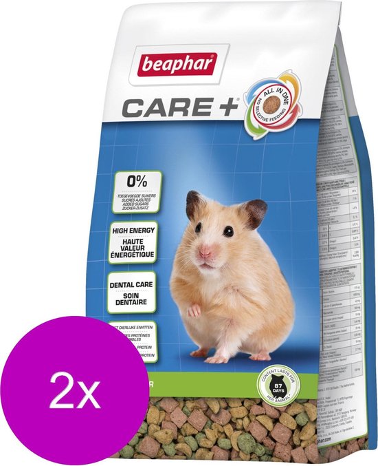 Beaphar Care + Hamster - 2 pcs à 700 gr - Nourriture pour hamster