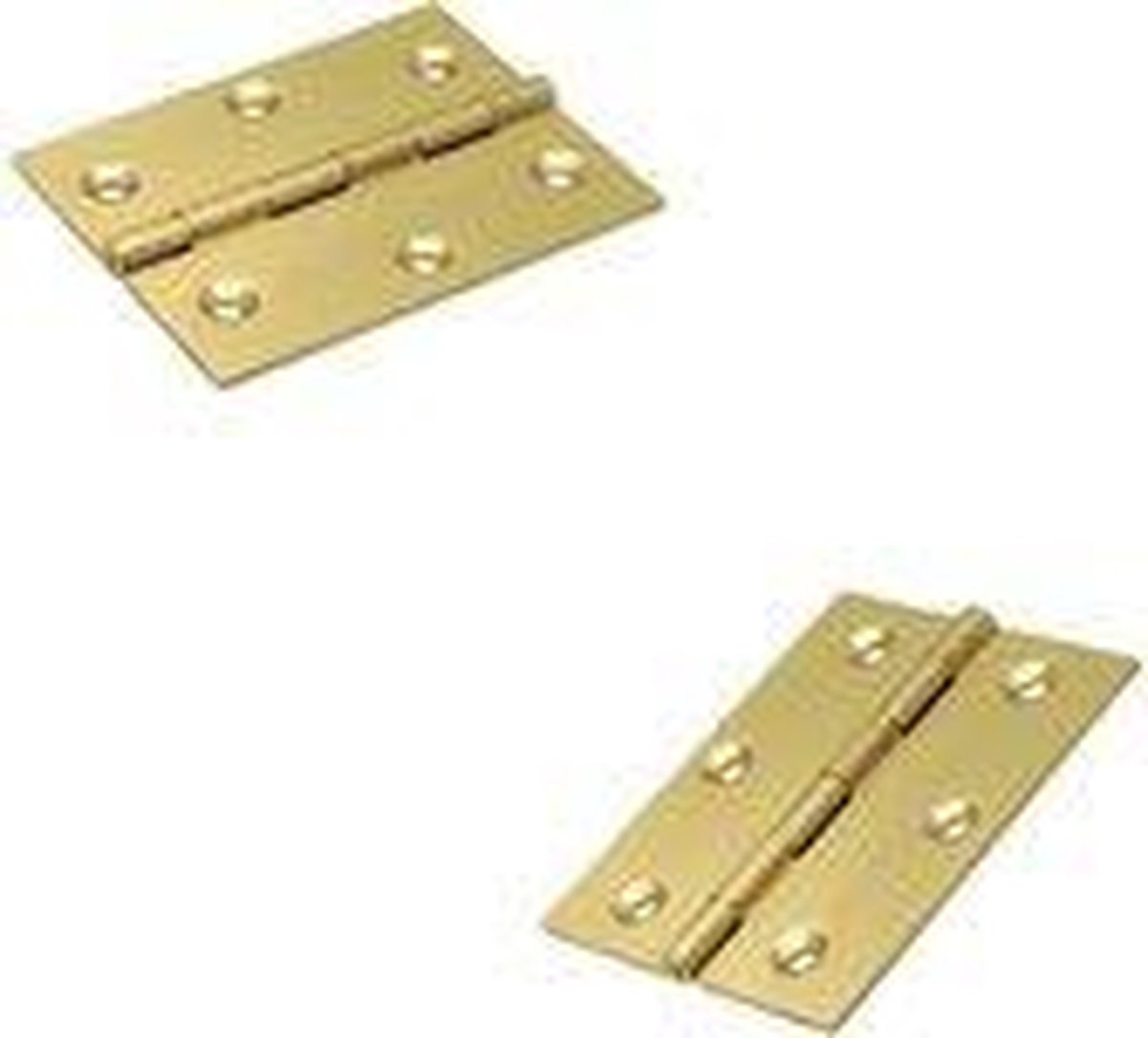 i-Fix scharnier met vaste pen| messing | 50 x 32 mm | 2 stuks