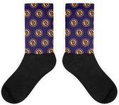 Bitcoin Socks -  Black and Purple | Unisex