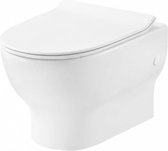 Sanifun Rimless hangtoilet Elen 495 Wit combi