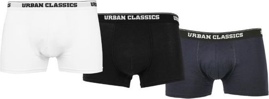 Urban Classics - Organic 3-Pack Boxershorts set - 4XL - Multicolours