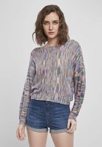 Urban Classics Sweater/trui -XL- Oversized Roze/Blauw