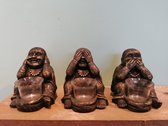 Buddha - Waxinelichthouder - Hore, Zien en Zwijgen