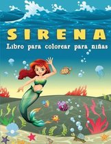 Libro de colorear de sirena para ninas