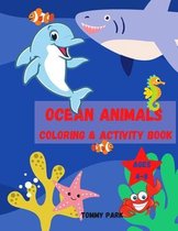 Ocean Coloring and Activity Book Ages 4-8