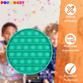 Sitro Fidget Toys Pop It Speelgoed - Cirkel Groen - stress- tiktok- Met handleiding