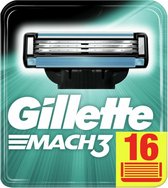 6x Gillette Scheermesjes Mach 3 16 stuks