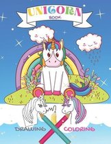 UNICORN Drawing Coloring Book