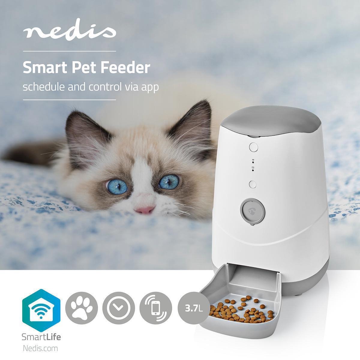 Nedis SmartLife Automatische Voerbak - Voor Hond & Kat thumbnail 6