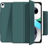 Hoes geschikt voor Apple iPad Air 2020 & 2022  – Magnetische Smart Folio Book Case – Groen -papierachtig - Apple Pencil Case -  iPad Air 4 & 5 - iPad Hoesje - Ipad Case - Ipad Hoes
