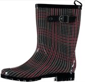 Xq Footwear Regenlaarzen Gesp Dames Rubber Zwart/rood Maat 37