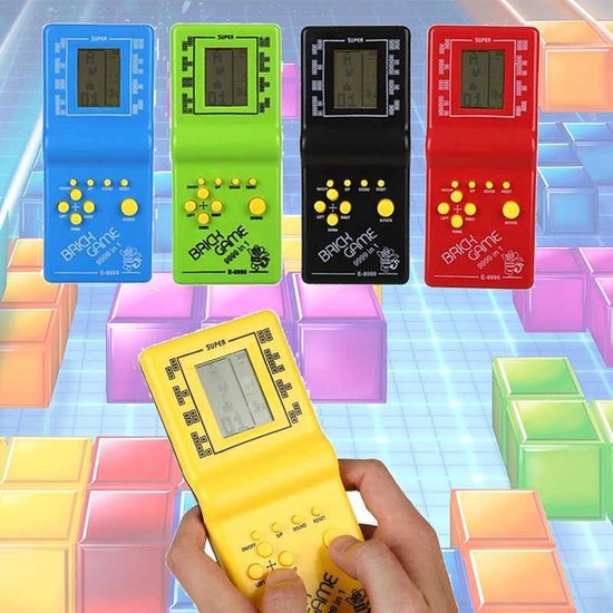 BBEC Toys Klassieke Tetris Spel Brick Game Handheld LCD Electronic Game Retro - BBEC