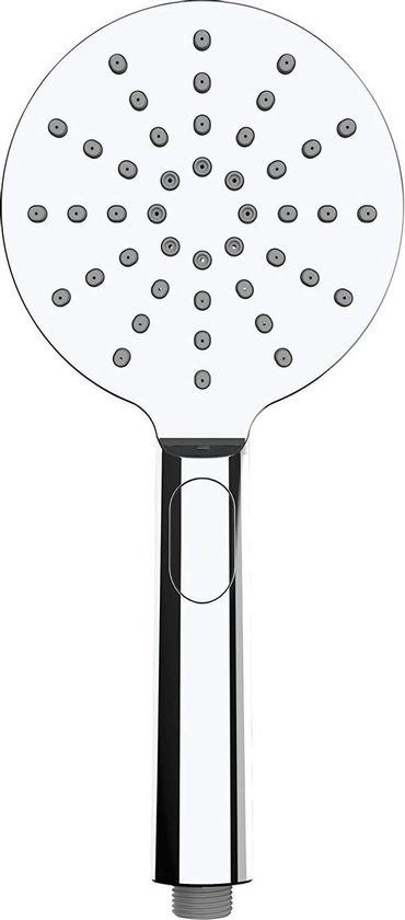 WENKO Douchekop Mod. Softwater 12 cm, zwart, ABS kunststof