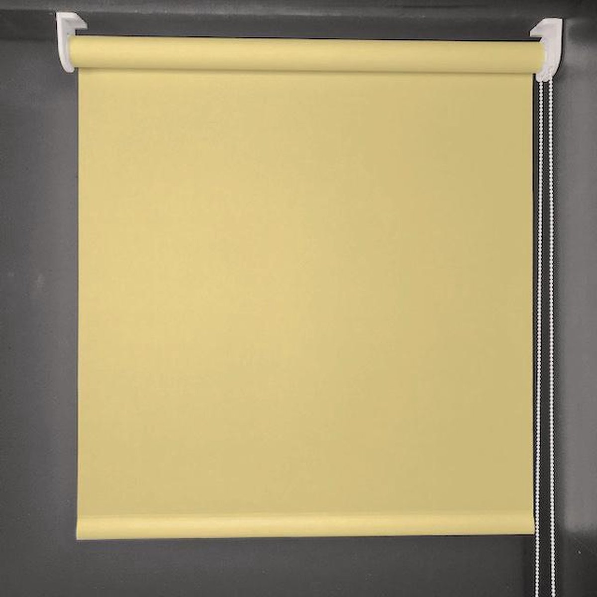 Rolgordijn geel 240x230 lichtdoorlatend