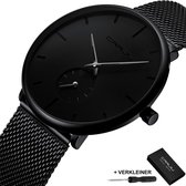 Horloges voor Mannen Heren Horloge Dames Horloge Watch – Jongens Meisjes Horloges – Zwart - Litts®