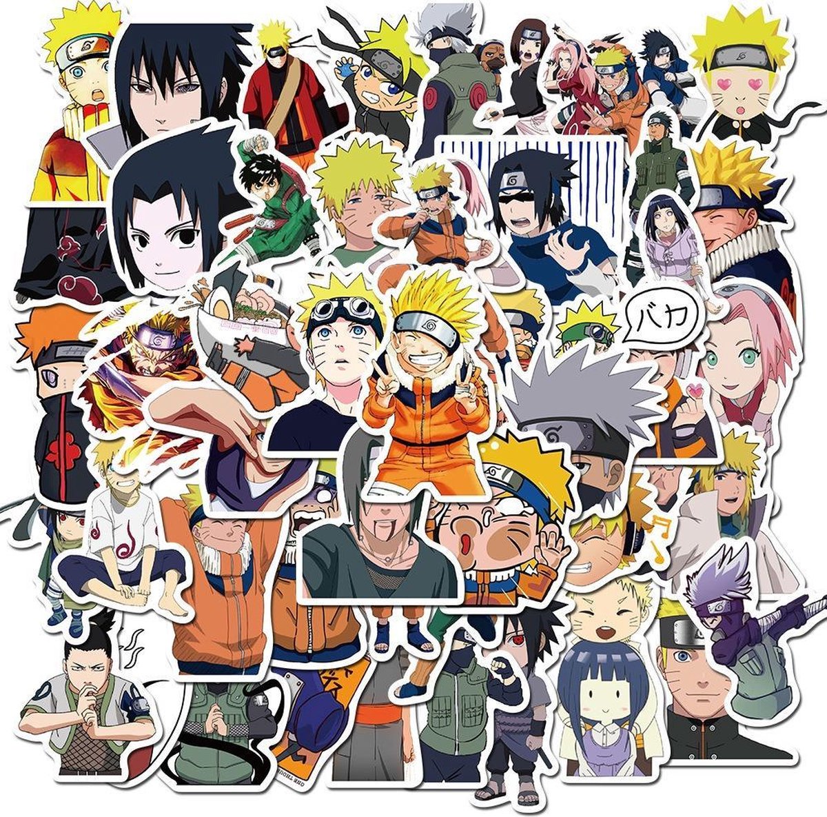 Naruto stickers Naruto 50 stuks Anime stickers Naruto manga