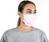 Mr. Facy Mondkapje Mondmasker Facemask Flat Pink Roze