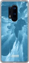 OnePlus 8 Pro Hoesje Transparant TPU Case - Ice Stalactite #ffffff