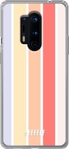 OnePlus 8 Pro Hoesje Transparant TPU Case - Vertical Pastel Party #ffffff