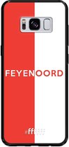 6F hoesje - geschikt voor Samsung Galaxy S8 -  Transparant TPU Case - Feyenoord - met opdruk #ffffff