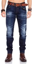 Cipo & Baxx Jeanshose mit Gürtel