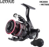 LINNHUE Werpmolen HK5000 - Molen - Karpermolen - Vismolen - Fishing reel - Spinning reel - Zeevissen hengelsport - Roofvis - Zoutwaterbestendig - Slip voorop - Kogellagers 3+1 - Ge