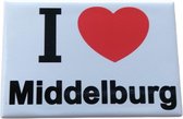 Koelkast magneet I love Middelburg