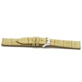 Horlogeband G851 Croco Beige 20x18 mm