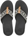 Reef Ortho Wovenblack/White Dames Slippers - Zwart/Wit - Maat 40