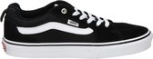 Vans Filmore Heren Sneakers - (Suede/Canvas)Black/White - Maat 44