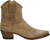 Sendra 14860 Judy dames enkellaars - Cognac - Maat 39