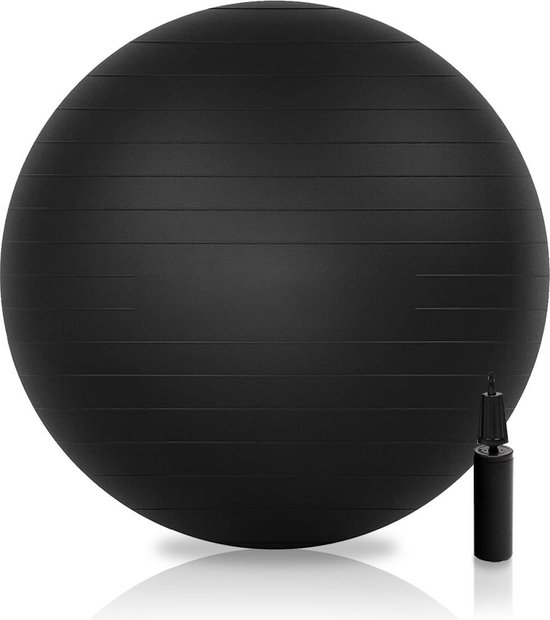 fusie Validatie luister Yoga bal - 65 CM - Inc. Gratis Pomp - Yogabal - Yoga Bal 65 cm - Yoga ball  - Gym Ball... | bol.com