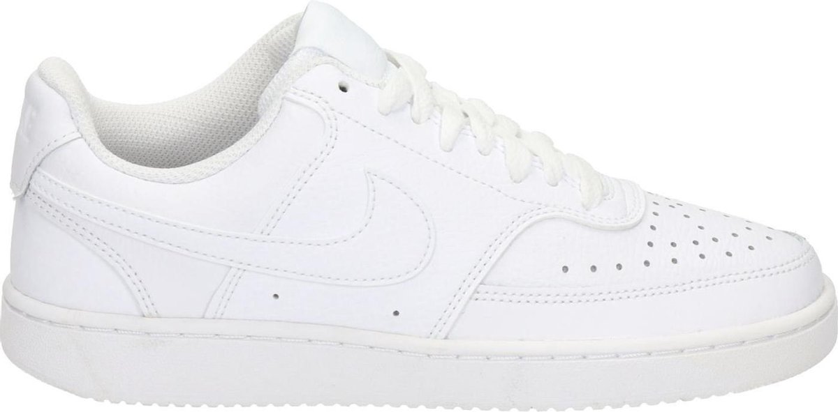 nike court vision low in white and pastel