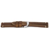 Horlogeband H420 Vintage Denver Camel bruin Leder 22x22 mm