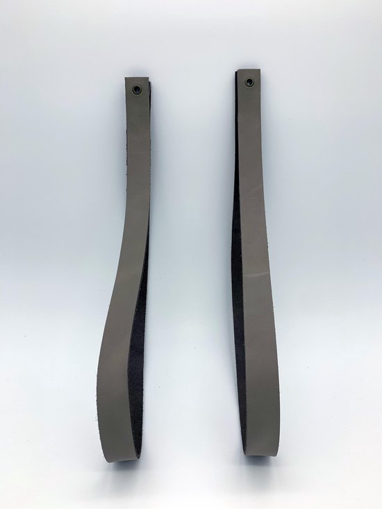 Plankdragers van Leer - - taupe per set €19,95 Plankdragers van Leer - - taupe per set €19,95