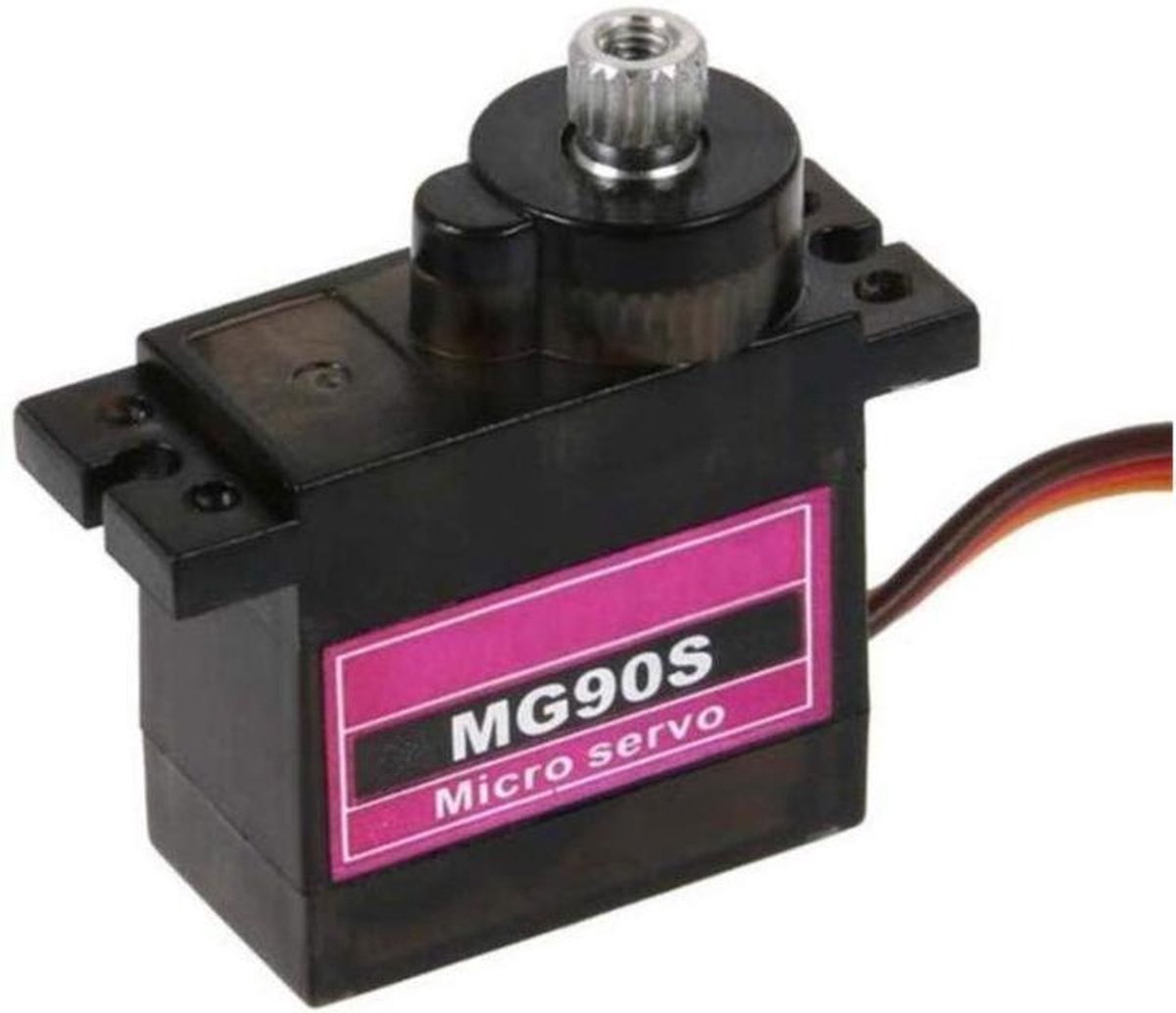 Servo MG90S Mini Metalen tandwielen 360 graden Arduino