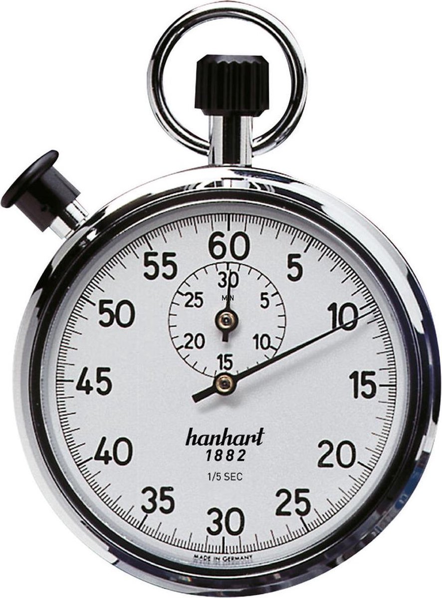 Hanhart mechanische stopwatch Addition Timer 122.0101-00 - 1/5 sec - 30 min - Hanhart