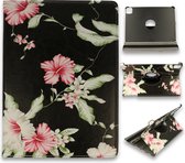 iPad Air 4 10.9 (2020) Hoes - Draaibare Tablet Case Met Print - Hibiscus