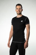 Ondergoed Santec Heren Thermo T-Shirt Poly. Interlock  L Diep Zwart