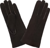 Glove Story Nikki Leren Dames Handschoenen Maat 7,5 - Donkerbruin