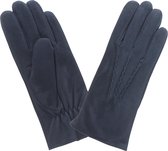 Glove Story Jolie Leren Dames Handschoenen Maat M - Donkerblauw