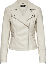 ONLY ONLGEMMA FAUX LEATHER BIKER OTW NOOS Dames Jas - Maat 34