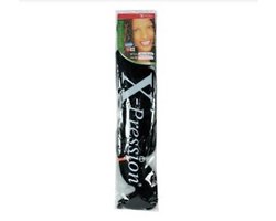 X-pression Ultra Braids-Nep Haar-Nummer / Color 2 - Hair Extentions- Meche X-pressions- Kanekelon Haar Extention- Zwart voor Vlechten Nep Haar om in te Vlechten- Nep Haar voor Kinderen