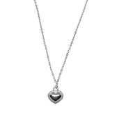 Heart ketting - Zilver - 40 cm