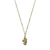 Snake ketting - Goud - 40 cm