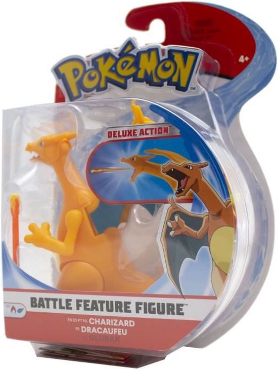Pokémon - Figurine Battle Feature Dracaufeu 11 cm - Figurines - LDLC