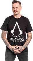 Assassin's Creed Heren Tshirt -XXL- Cracked Logo Zwart